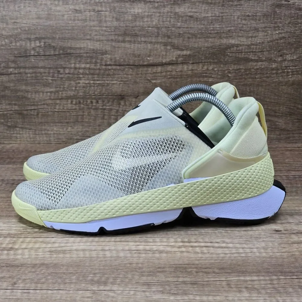 Nike Go FlyEase Women's Size 9.5 Yellow Alabaster Hands Free Shoes (DR5540-700)